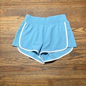 All in Motion Blue Athletic Shorts Lightweight Running Design